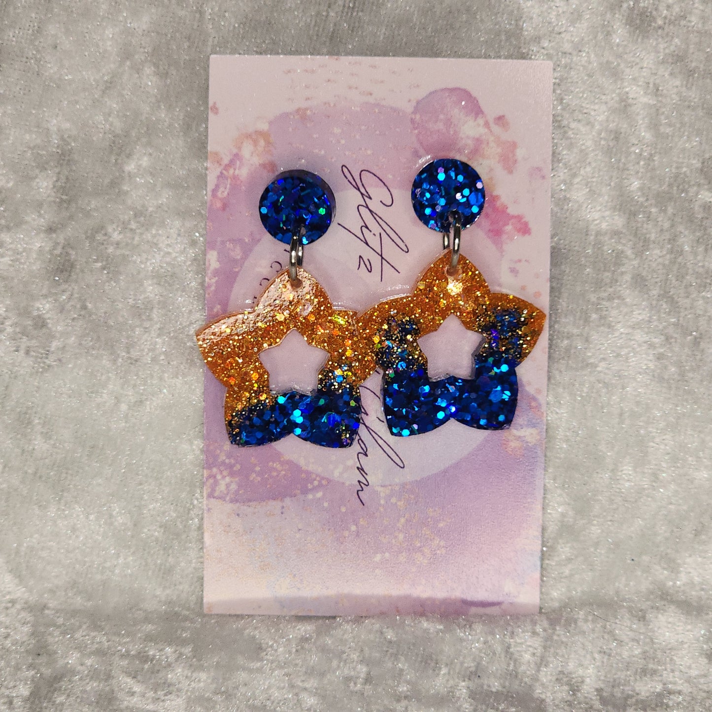 Star #7 Dangle Earrings