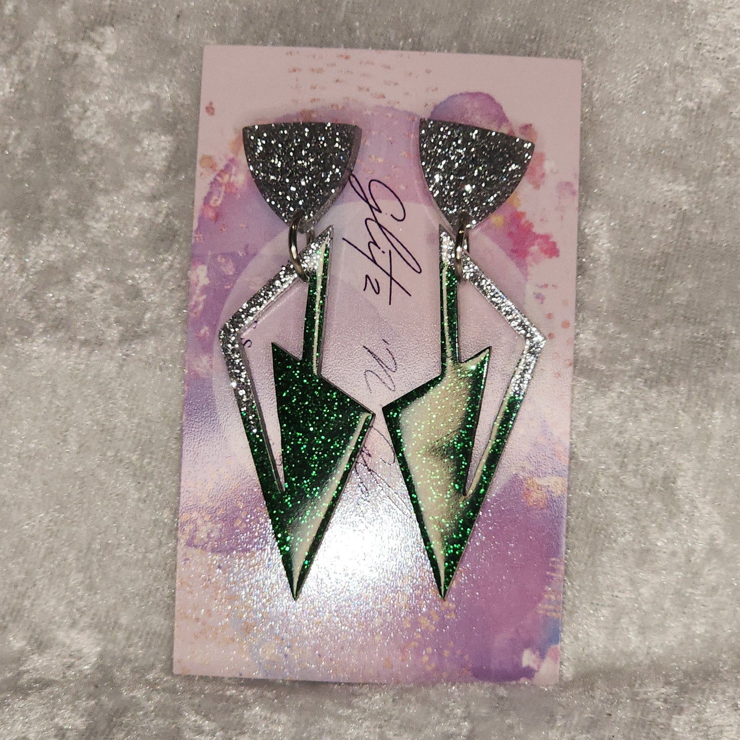 Triangle #3 Dangle Earrings