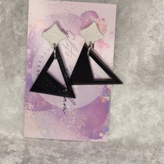 Triangle #28 Dangle Earrings