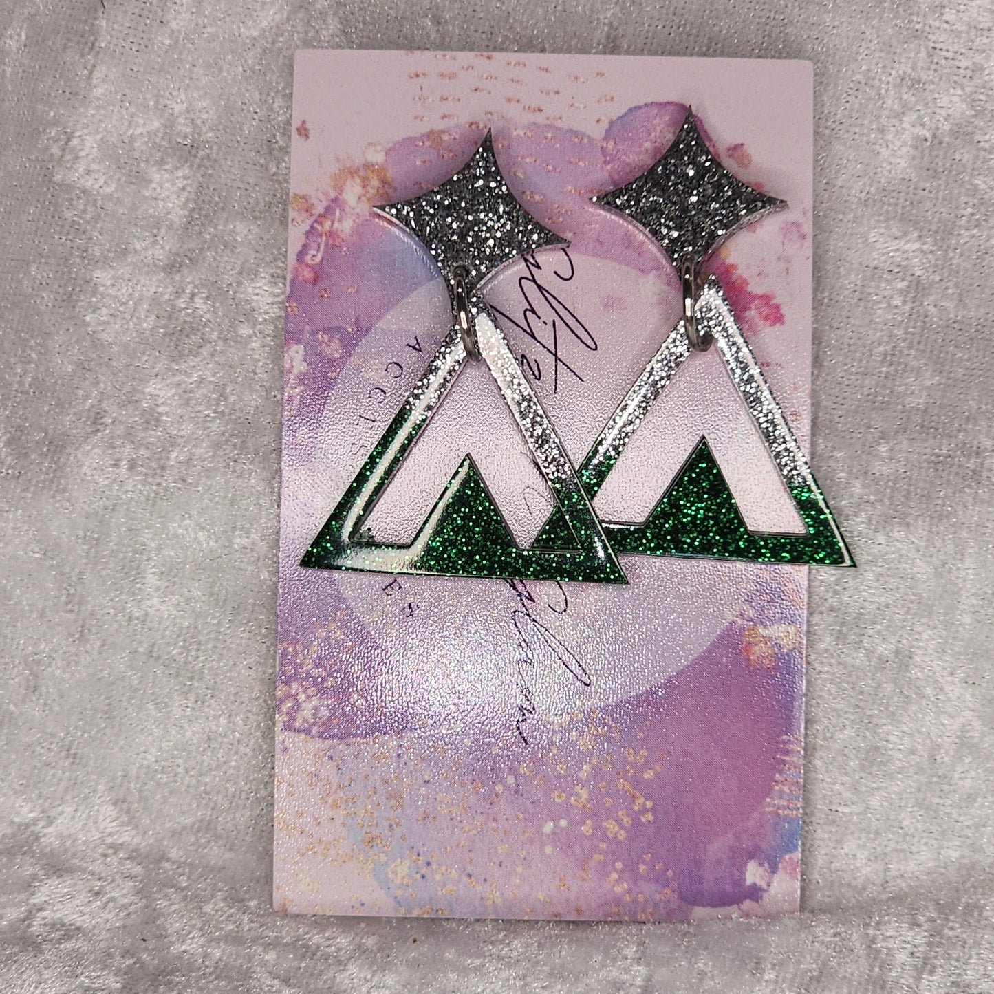 Triangle #29 Dangle Earrings