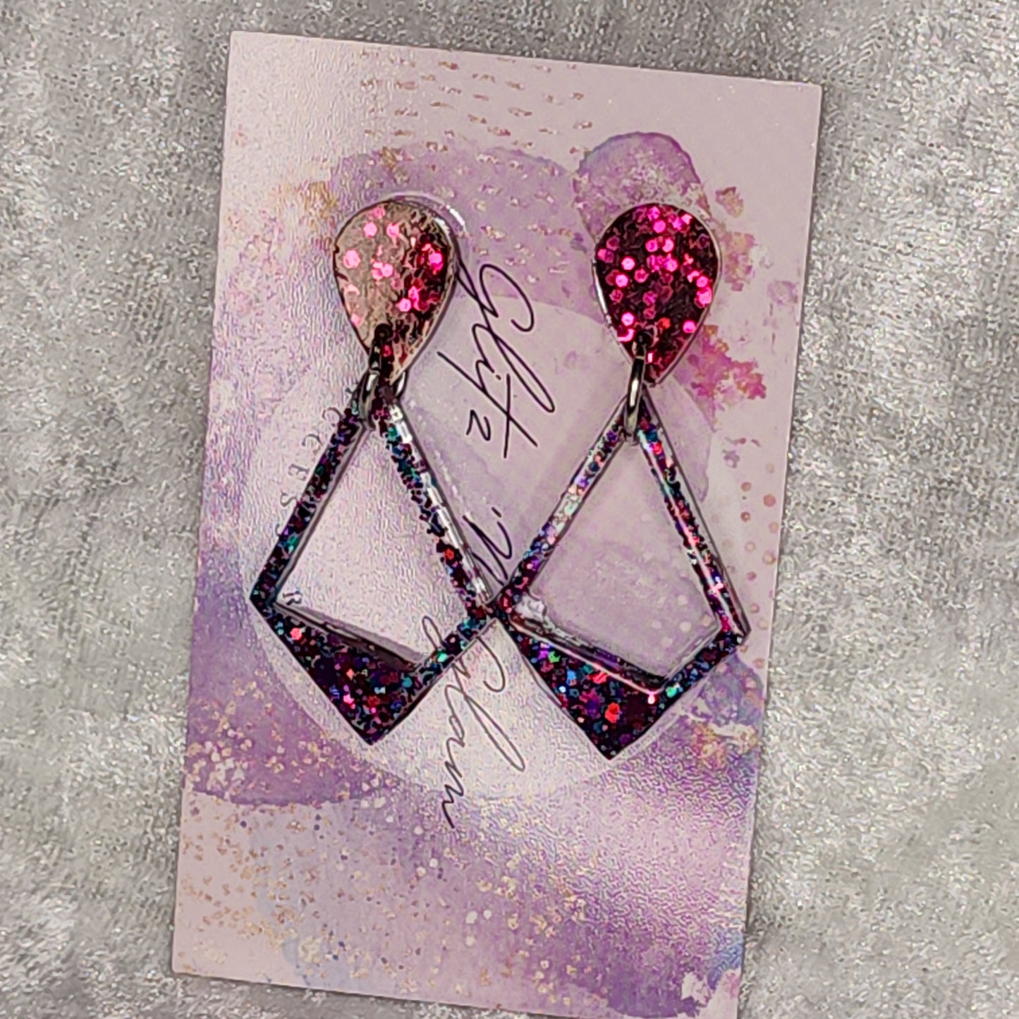 Triangle #64 Dangle Earrings