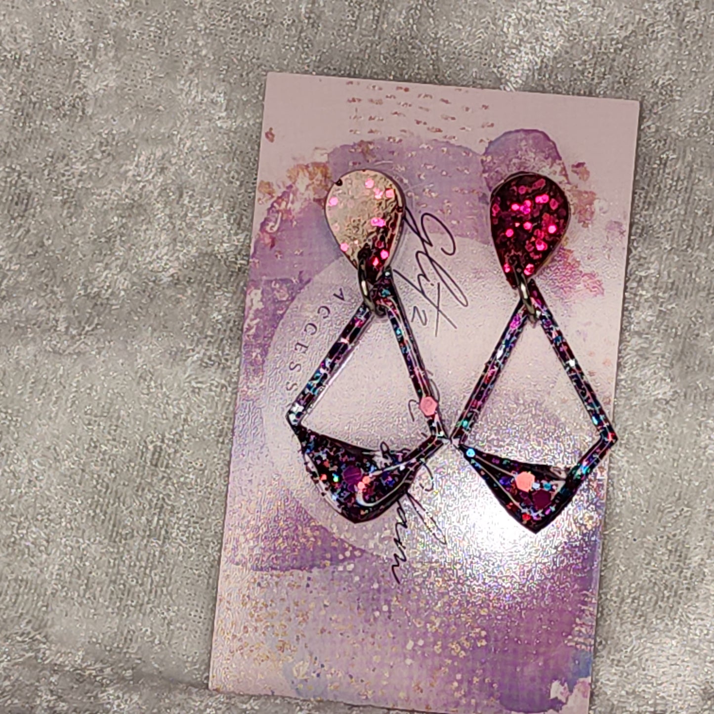 Triangle #68 Dangle Earrings