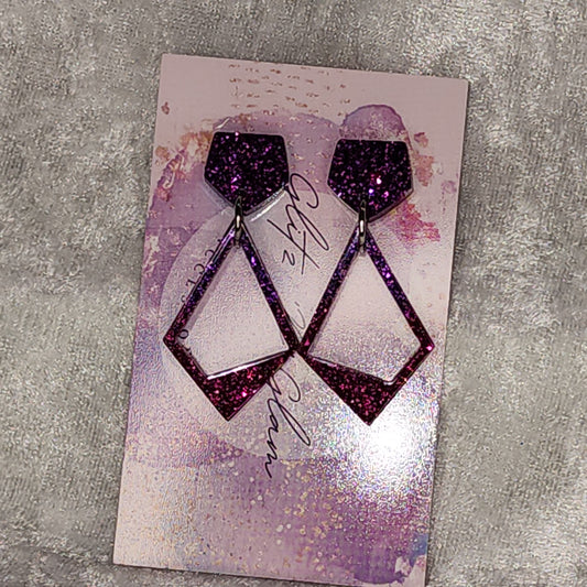 Triangle #70 Dangle Earrings