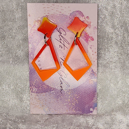 Triangle #72 Dangle Earrings