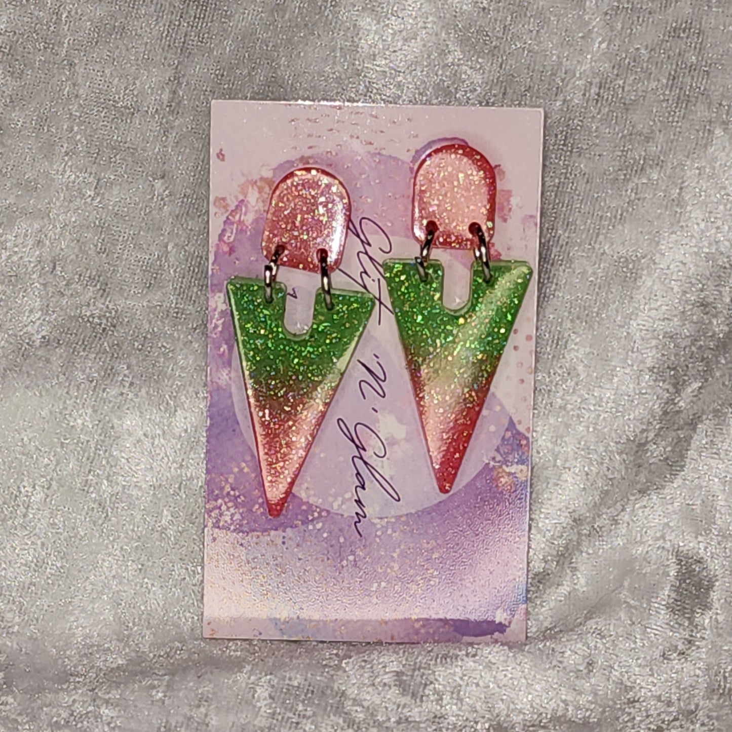 Triangle #77 Dangle Earrings