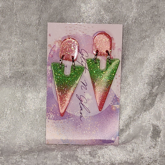 Triangle #77 Dangle Earrings