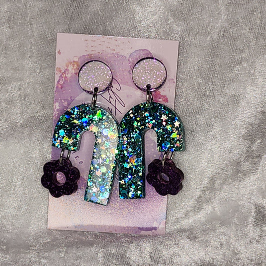 Arch Dangle Blossom #2 Earrings