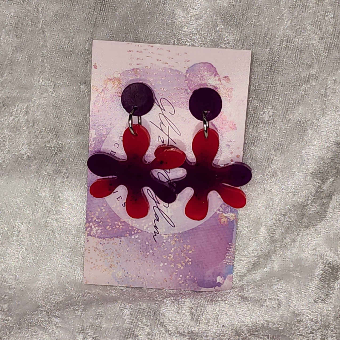 Splat #3 Dangle Earrings