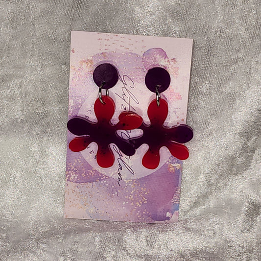 Splat #3 Dangle Earrings