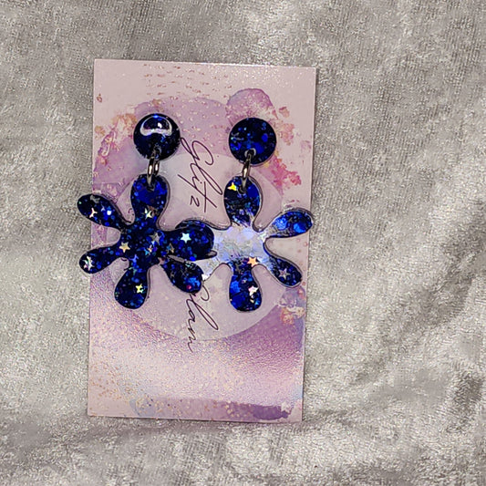 Splat #5 Dangle Earrings