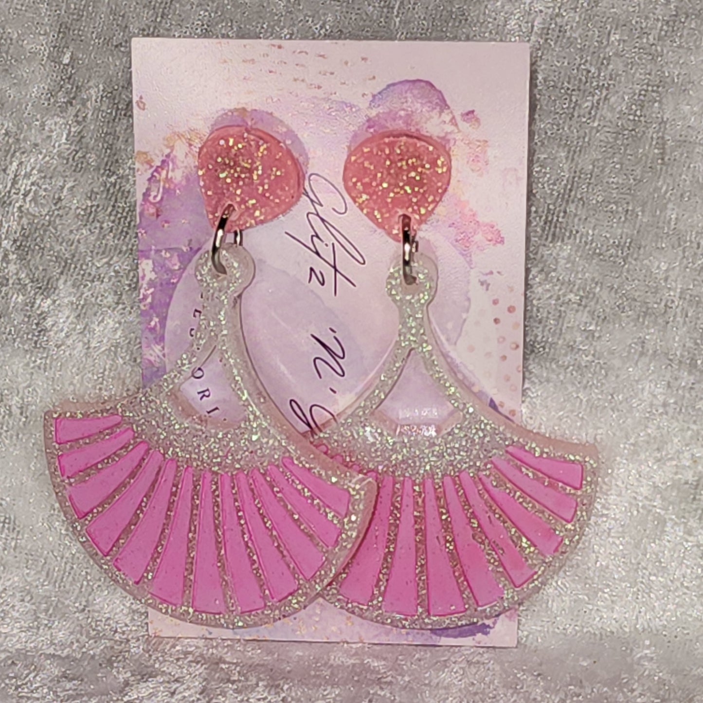 Fan2 #2 Dangle Earrings