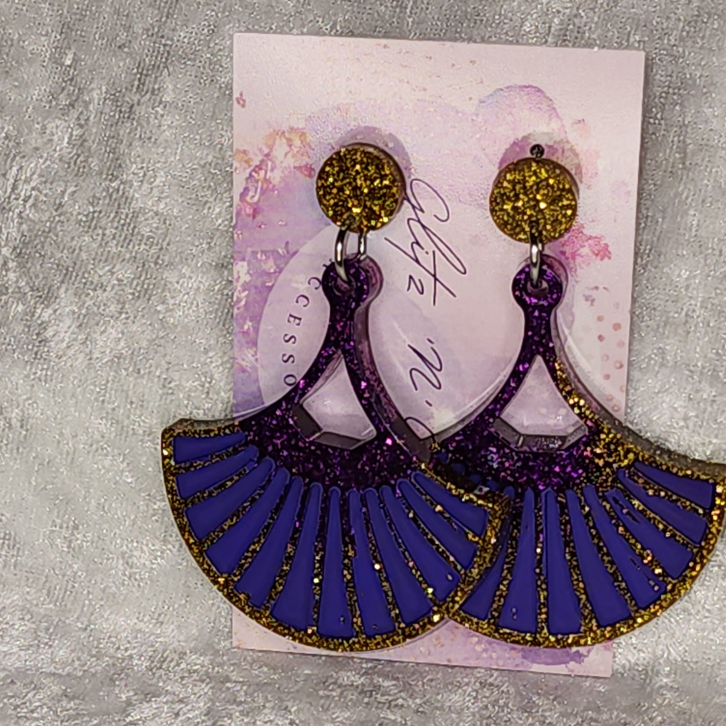 Fan2 #4 Dangle Earrings