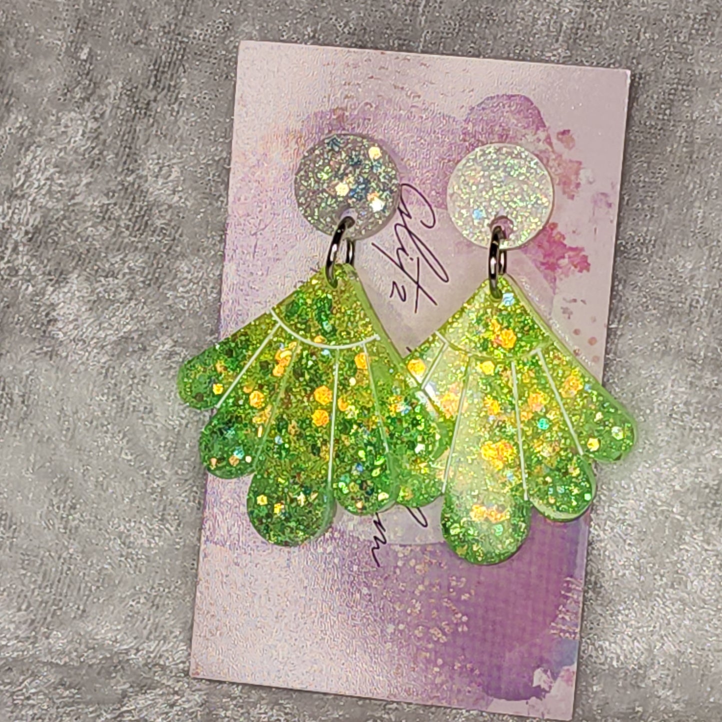 Fan #1 Dangle Earrings