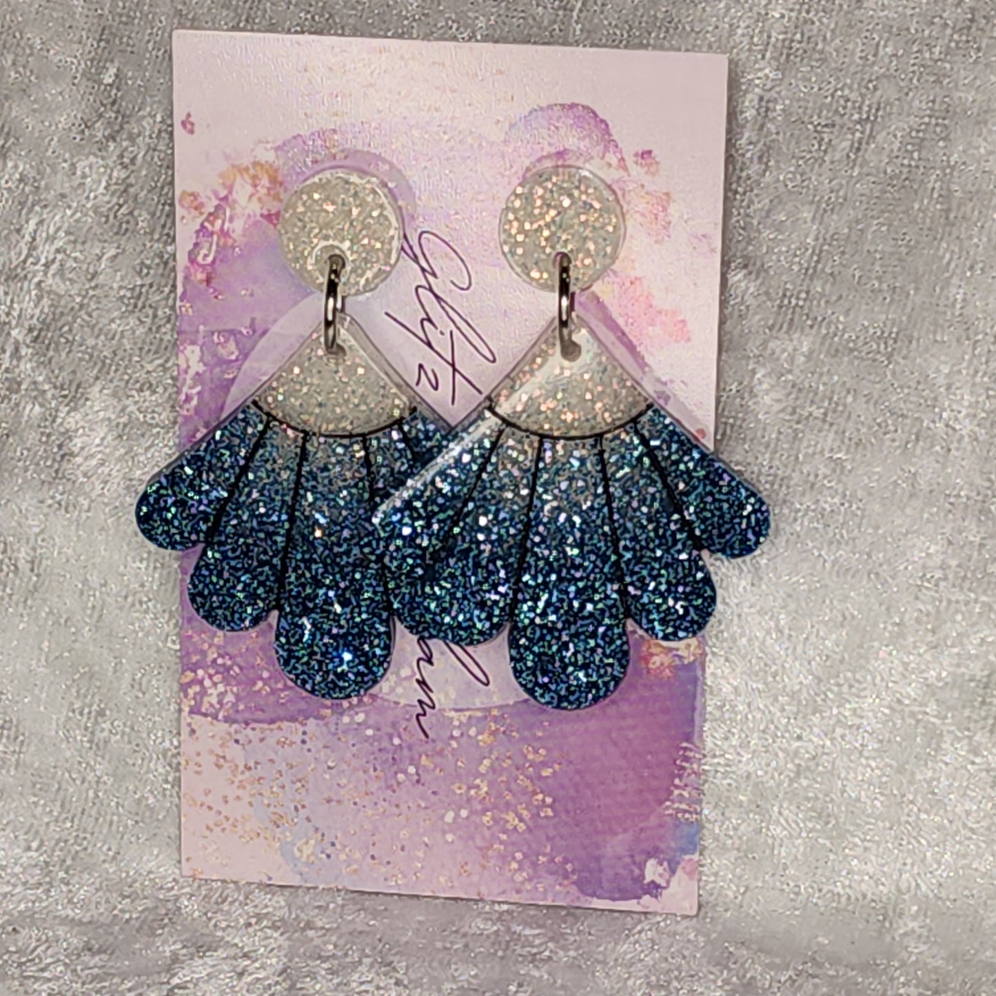 Fan #3 Dangle Earrings