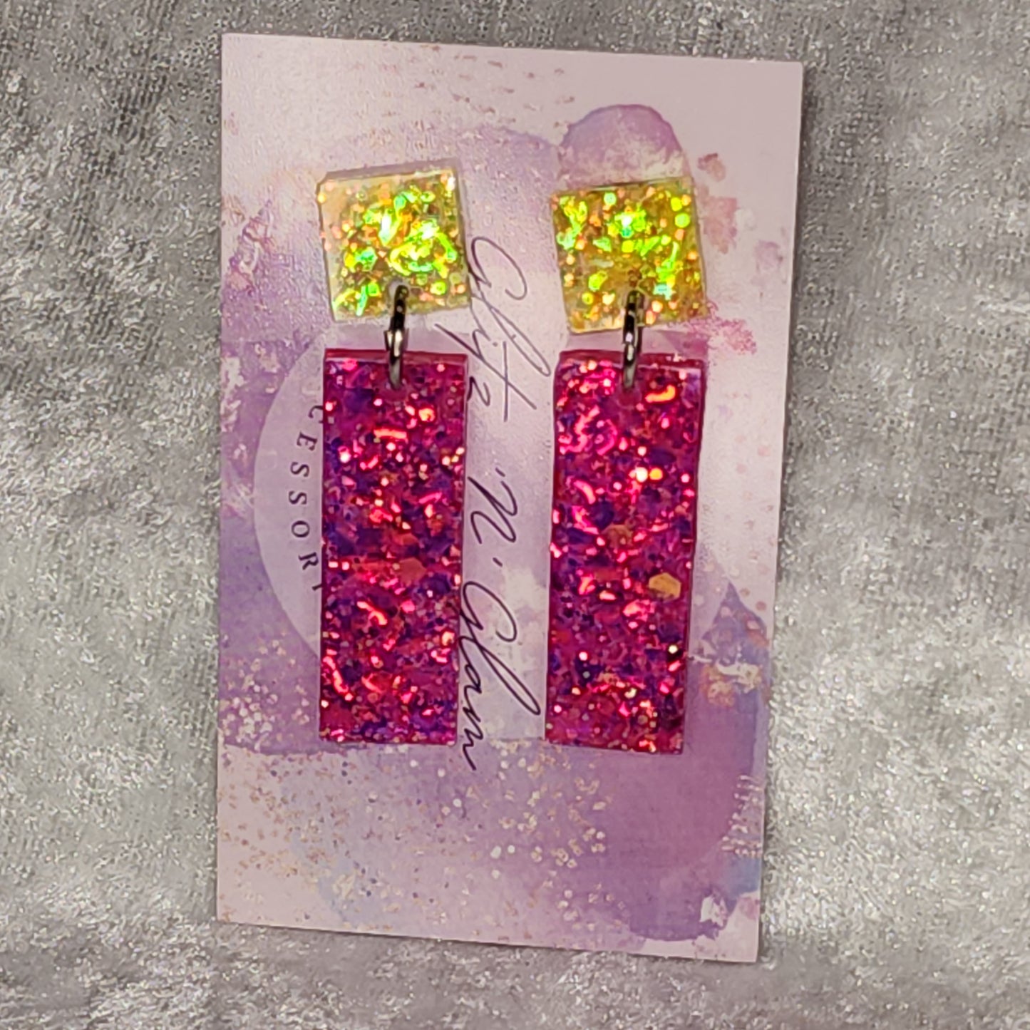 Rectangle Drop #7 Earrings