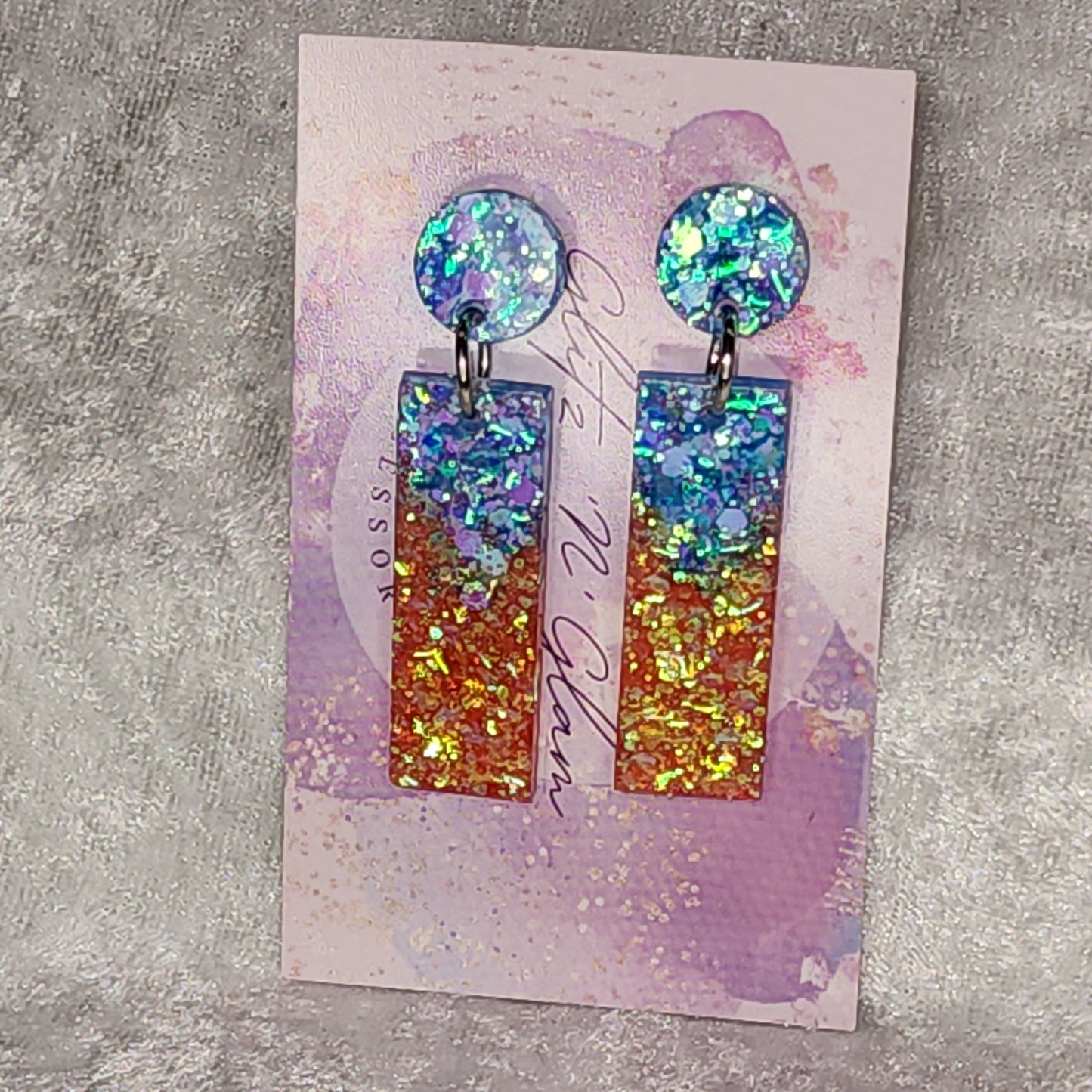 Rectangle Drop #8 Earrings