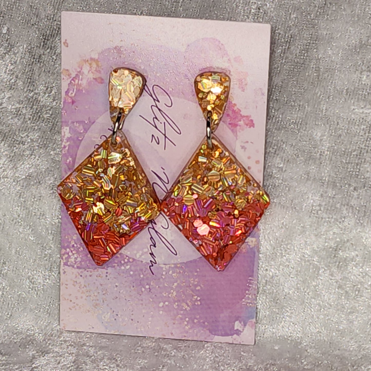 Diamond Drop #7 Dangle Earrings