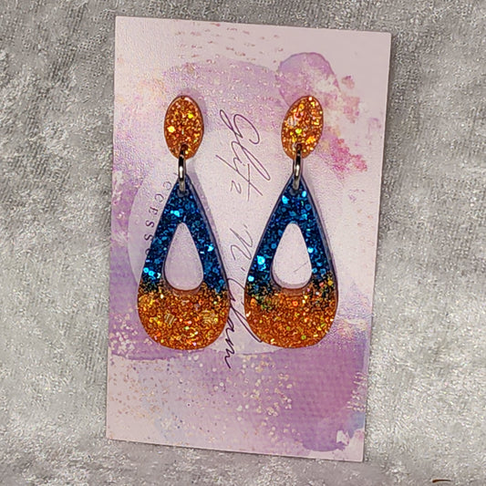 Hollow Droplet #31 Dangle Earrings