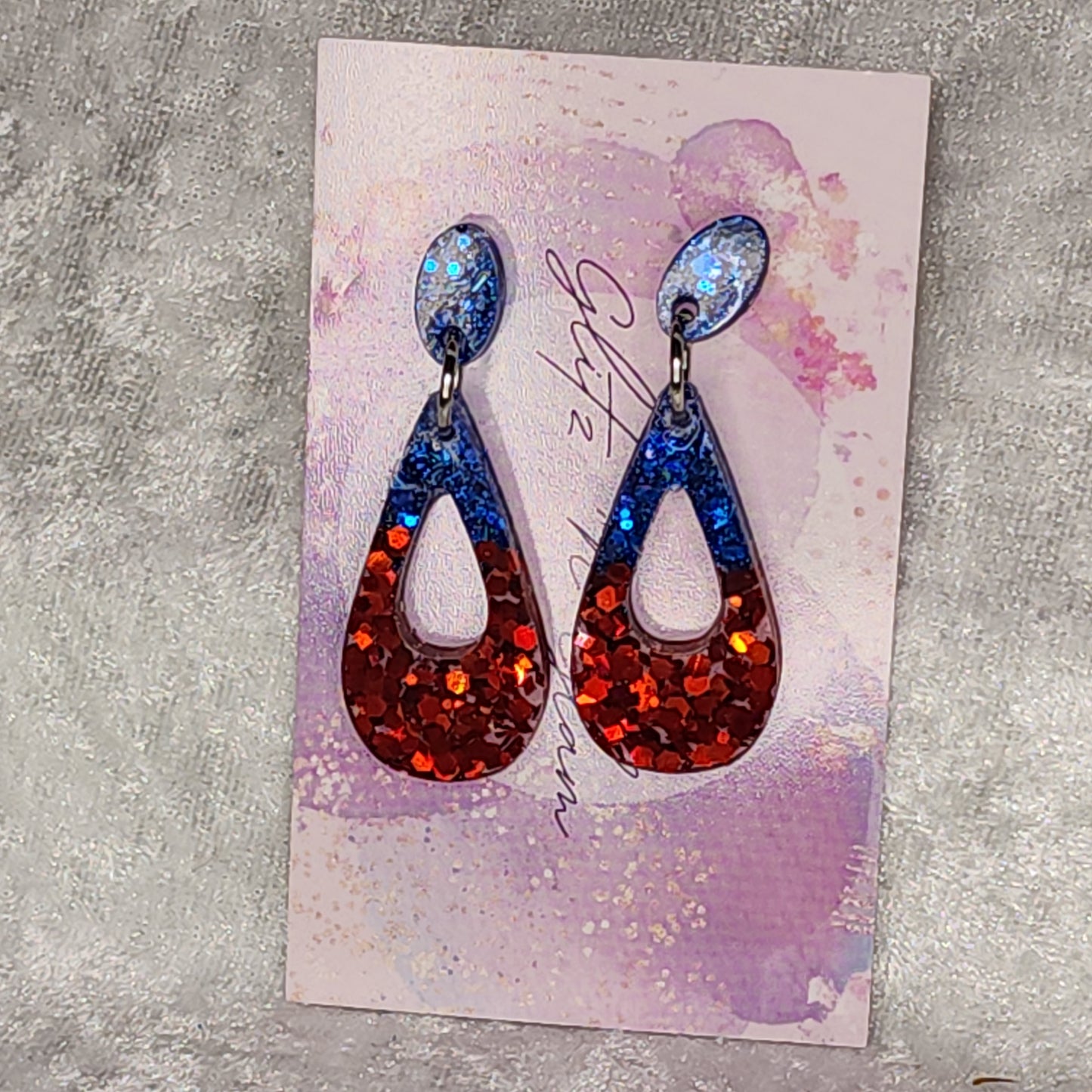 Hollow Droplet #32 Dangle Earrings