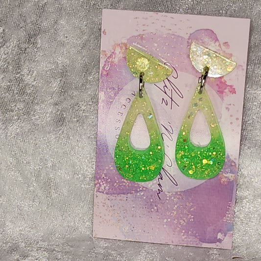 Hollow Droplet #33 Dangle Earrings