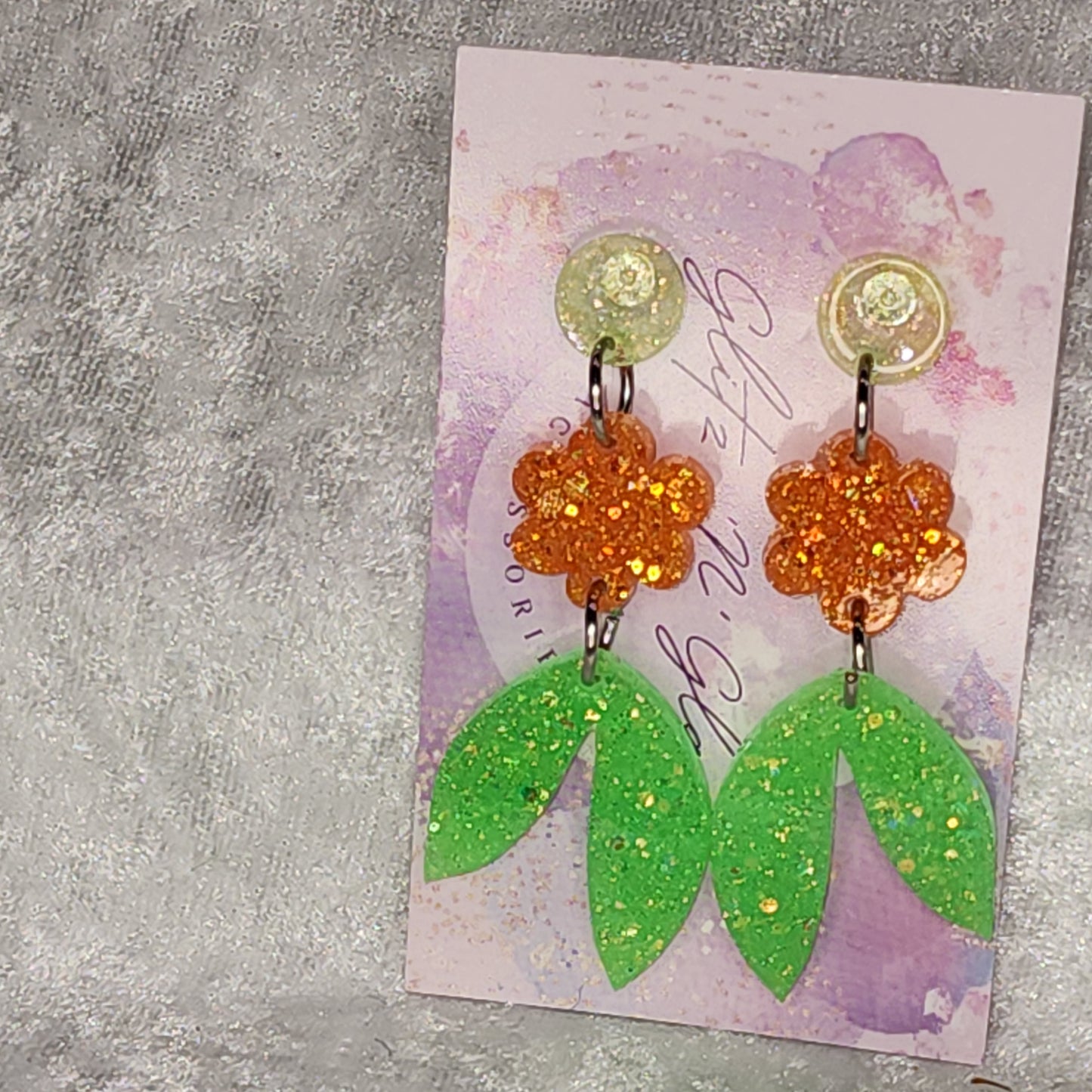 Petal #5 Dangle Earrings