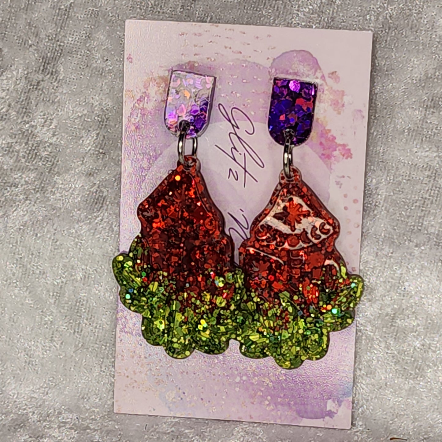 Mushroom #1 Dangle Earrings