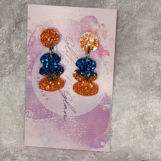 Jelly Blob #8 Dangle Earrings