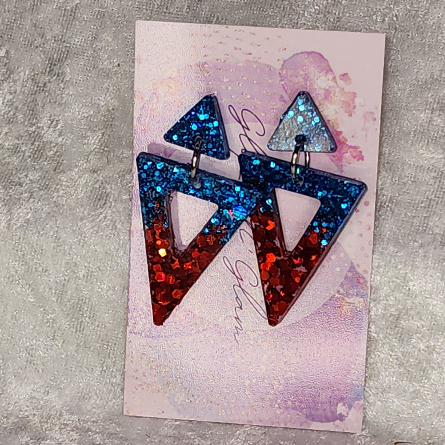 Geo Triangle #12 Earrings