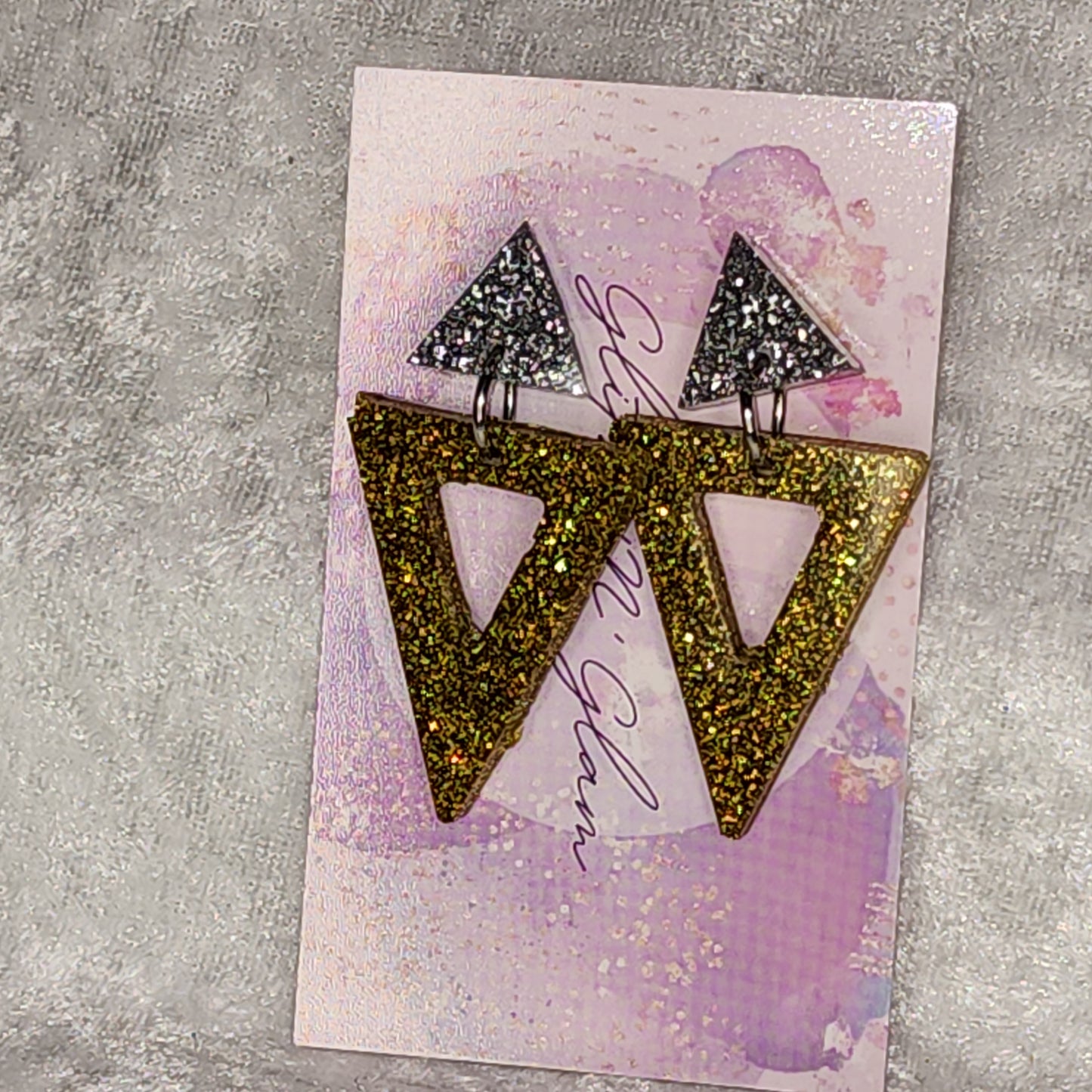 Geo Triangle #13 Earrings