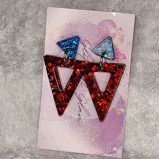 Geo Triangle #14 Earrings