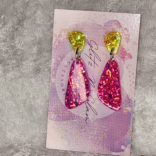 Uneven Drop #6 Dangle Earrings