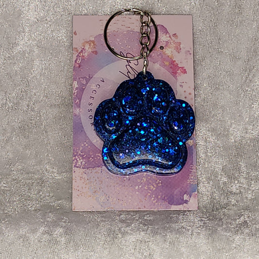 Paw Print Key Ring #13