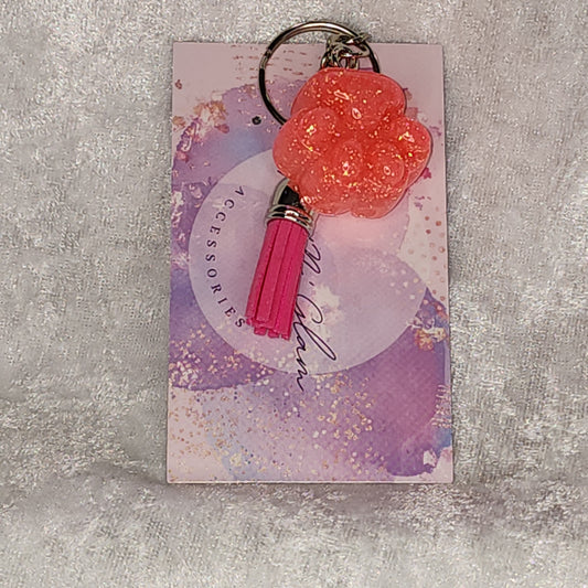 Paw Print Key Ring #10