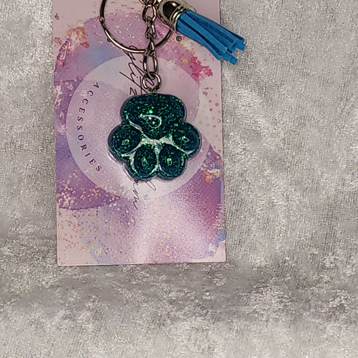 Paw Print Key Ring #12