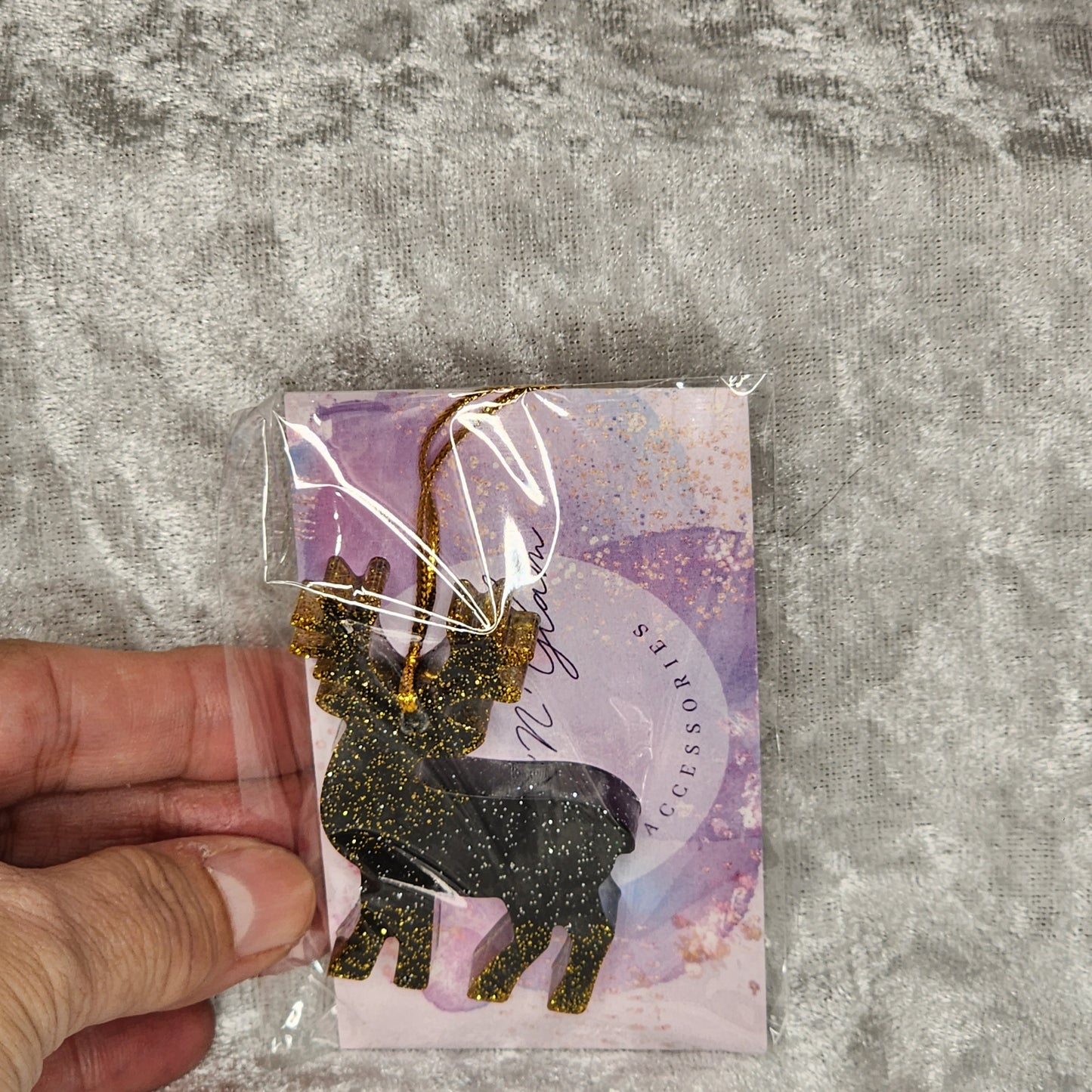 Small Reindeer #2 Hanging Ornament