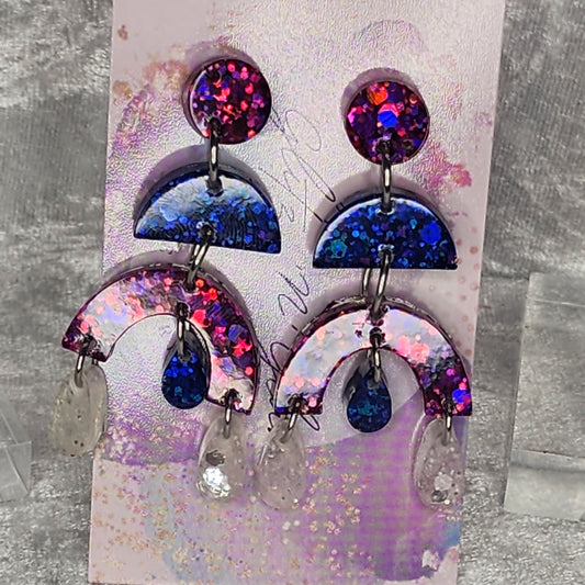 Multi Arched Dangle #10 Earrings