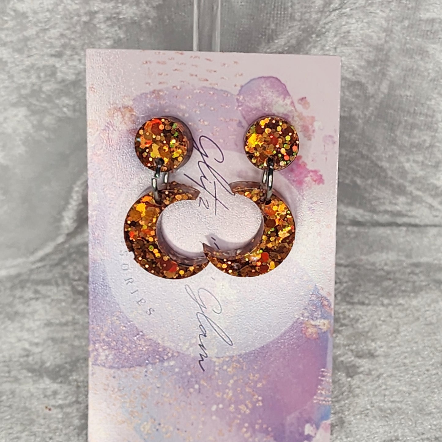 Moon #23 Dangle Earrings