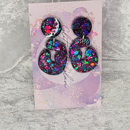 Random Shape #32 Dangle Earrings