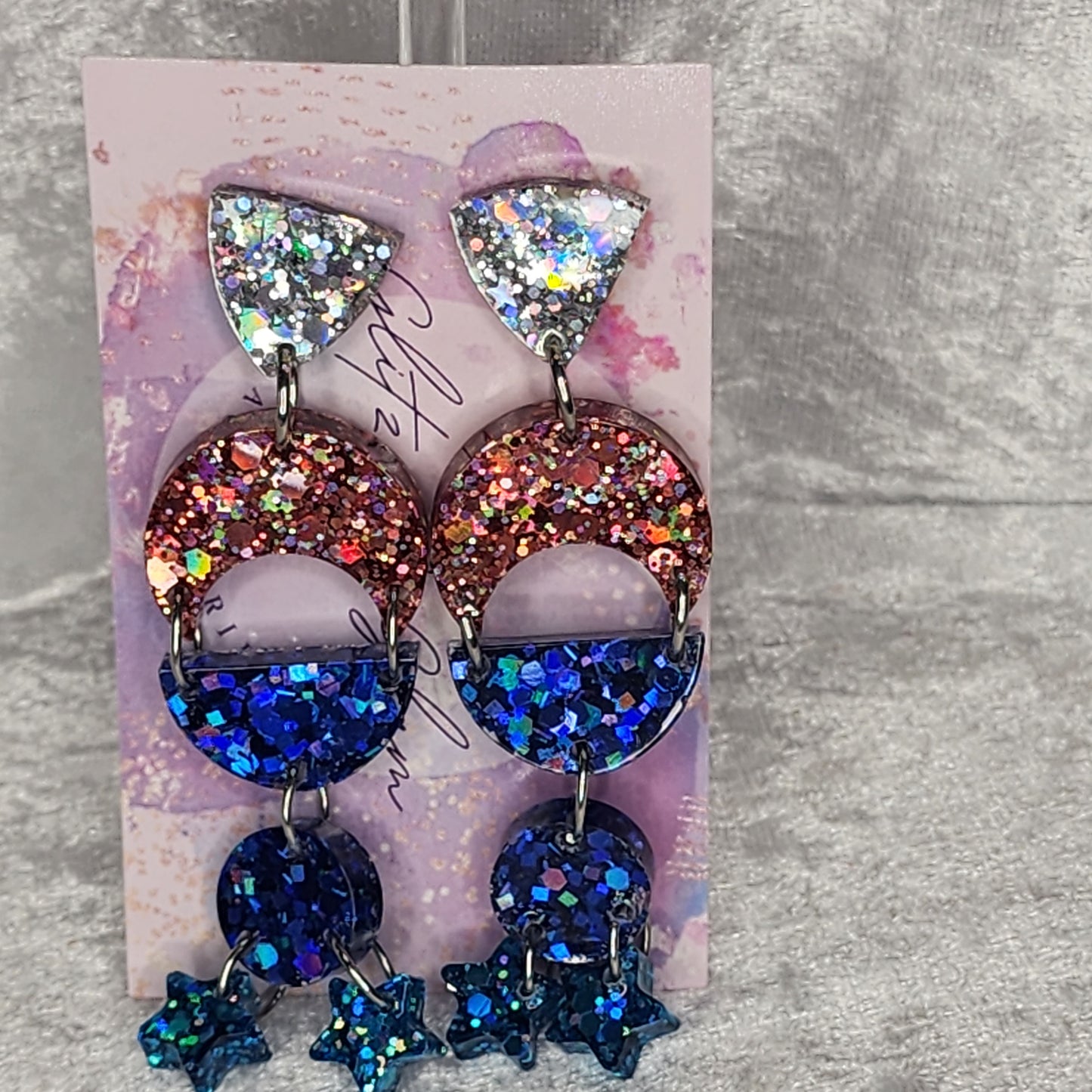 Random Shape #34 Dangle Earrings