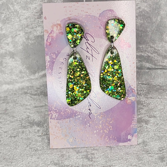 Uneven Drop #10 Dangle Earrings