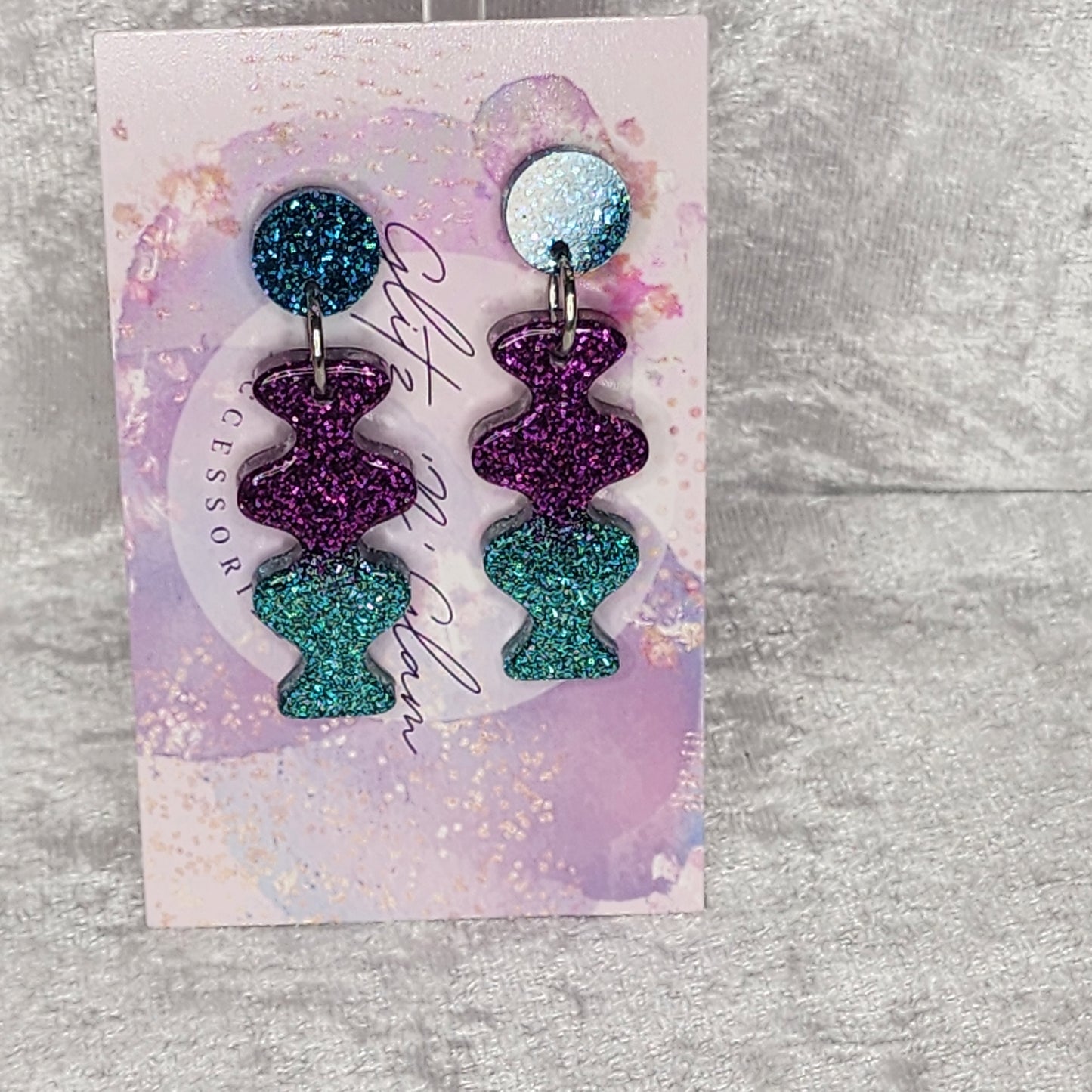 Jelly Blob #14 Dangle Earrings