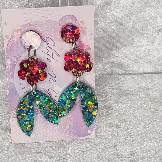 Petal #6 Dangle Earrings