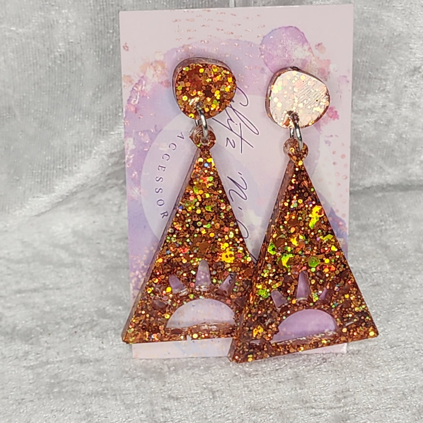 Triangle #84 Dangle Earrings