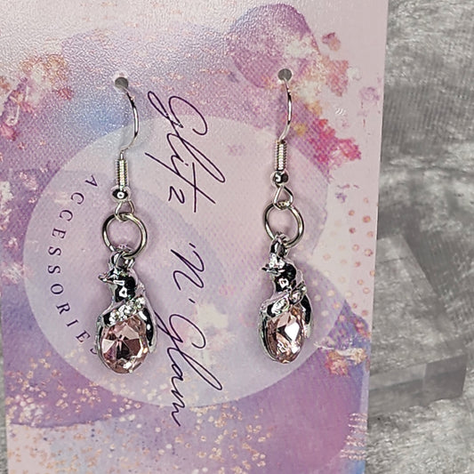 Crystal #13 Dangle Earrings