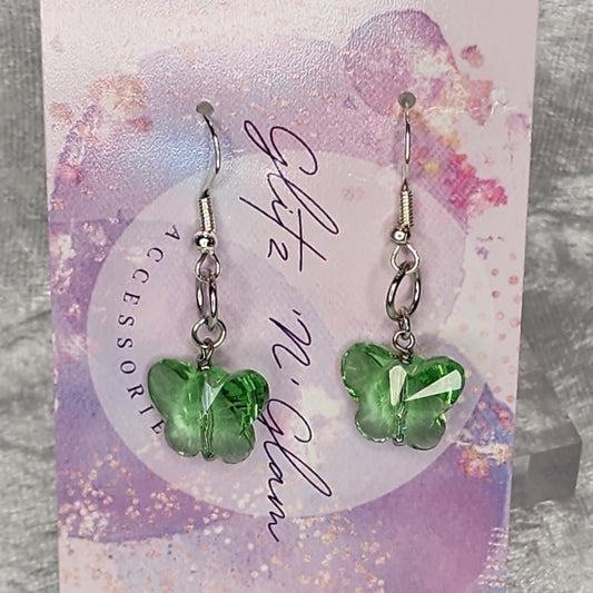 Crystal #6 Dangle Earrings