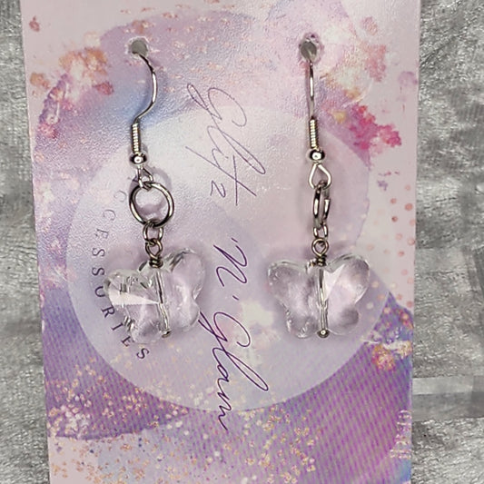 Crystal #5 Dangle Earrings