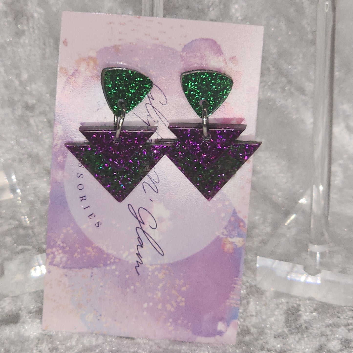 Triangle #104 Dangle Earrings