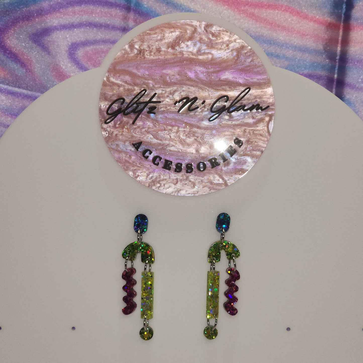 Mixed Arch #1 Dangle Earrings