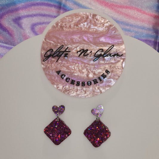 Diamond Drop #11 Dangle Earrings