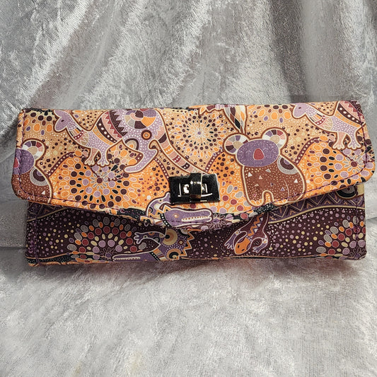 Indigenous Glitz Double Zip Wallet #1